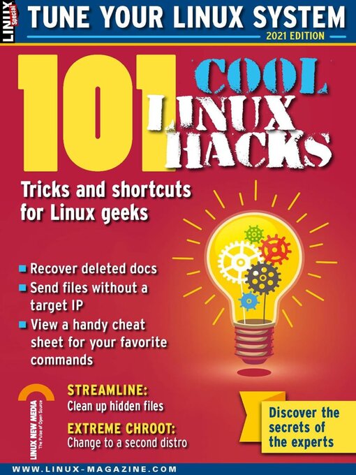 Cover image for Linux Magazine Special Editions: 101 Cool Linux Hacks - 2021